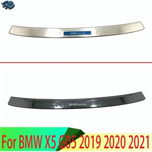 For BMW X5 G05 2019 2020 Stainless steel rear bumper protection window sill outside trunks decorative plate pedal Cheap
