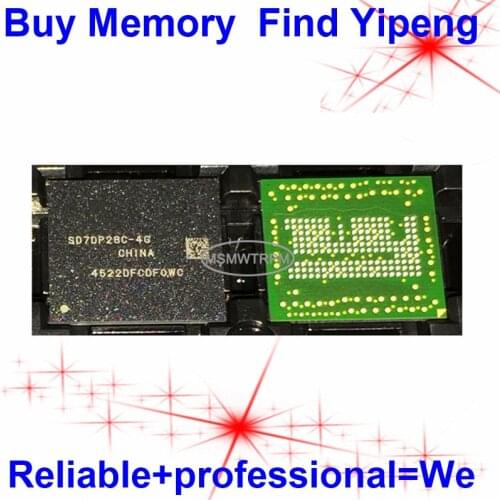 SD7DP28C-4G BGA162Ball EMCP 4+8 4GB Mobilephone Memory New original and Second-hand Soldered Balls Tested OK