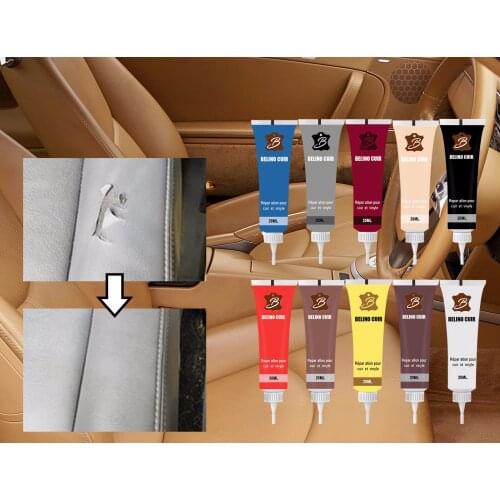 20ml Leather Repair Gel Color Repair Home Car Seat Leather Complementary Repair Refurbishing Cream Paste Leather Cleaner