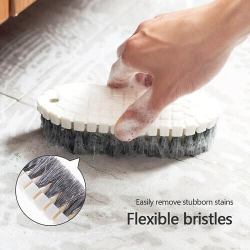 Flexible Cleaning Brush Sink Table Top Cleaning Supplies Creative Swimming Pool Tile Brushes Kitchen Tool Bathroom Accessories