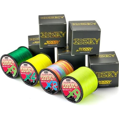 JOSBY BRAND 500M 300M 8/9 Strands Braided Super Strong Japanese 100% PE Braided Wires 10LB to 88LB