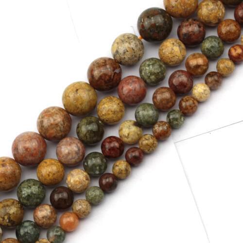 Round natural agate stone beads natural gemstone beads DIY loose beads for jewelry making strand 15" wholesale