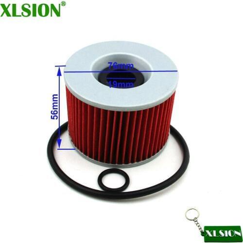 XLSION Oil Filter For KAWASAKI EX250R ZR400 ZR750 ZR7 750 ZZR1100 ZX11 NINJA 1100