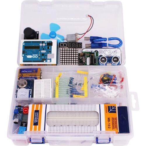 For Arduino Starter kit+Sensor Suite+IOT Suite UNO R3 development board learning experiment introduction graphical program IOT