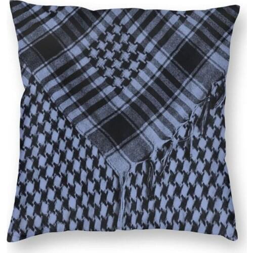 Palestinian Arabic Keffiyeh Shemagh Bandana Cushion Covers Sofa Decoration Palestin Hatta Kufiya Throw Pillow Case 45x45cm
