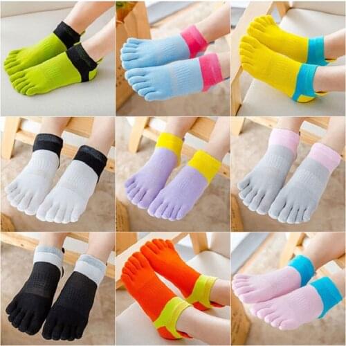 Explosive Five-finger Socks Womens Cotton Mesh Heel Support Breathable Womens Socks Sports Five-finger Socks Drop Shipping