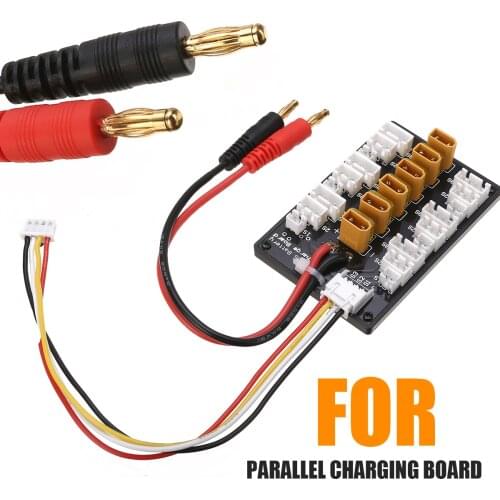 1pc 1S-3S XT30 Parallel Charging Balance Board For RC Lipo IMAX B6 B6AC Battery Charger Tool Parts