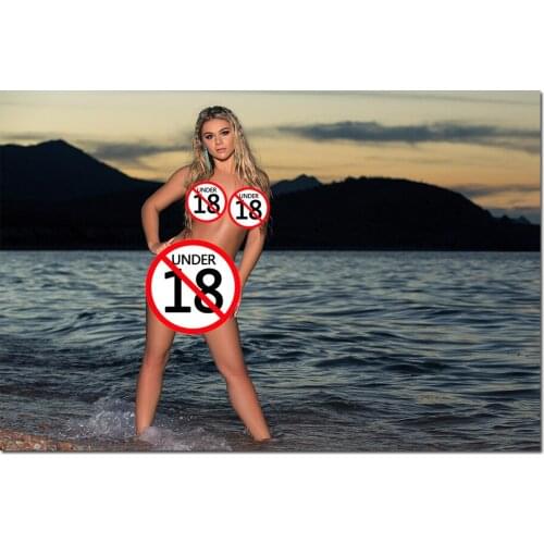 Beautiful Model Hot Beauty Poster Modern Simple Living Room Decoration Wall Art Canvas Painting With Frame For Hotel Apartment