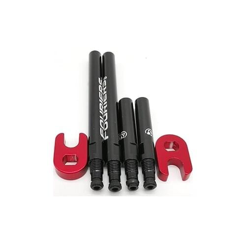 Fouriers Presta Valve Extenders Extension MTB bike Wheels Rims tire Tubeless 30/40/50/60/70mm with Nut tool Bicycle Parts