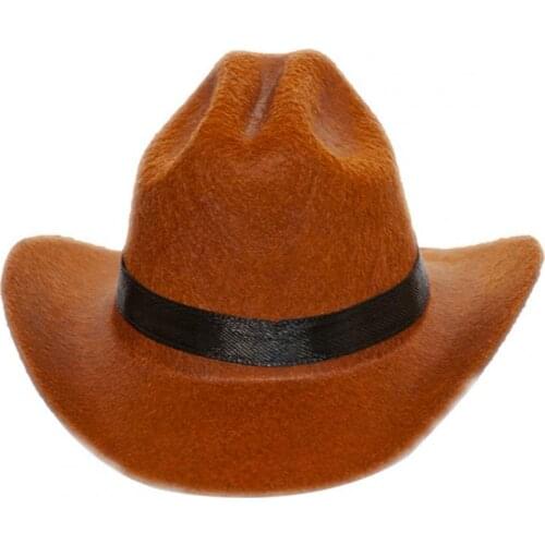 Dog Hat Skin-friendly Cool Stylish Fabric Cat Cowboy Hat for Puppy
