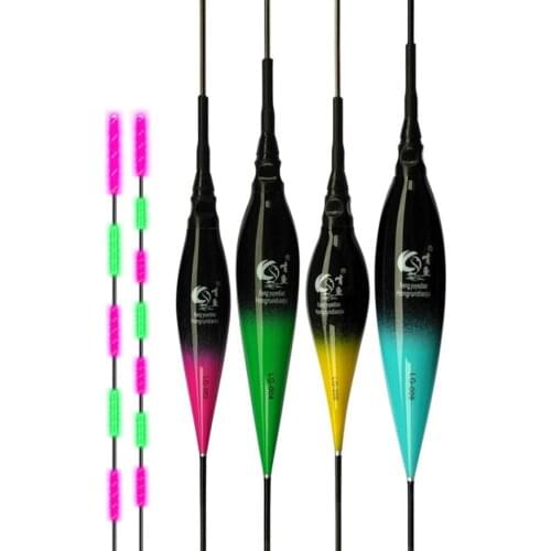 Fishing Float Special Purple Light LED Luminous Floats High Brightness Fishing Bobbers High Sensible Electronic Floats F36