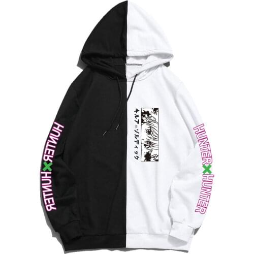 Japan Anime Hunter x Hunter Hoodie Summer man woman Hoodie Print Double Color Hoodies Pullover Sweatshirt Harajuku Thin Clothing
