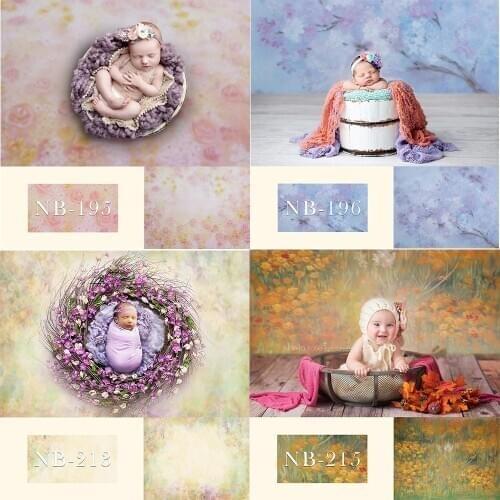 Photography Backdrop Newborn Baby Birthday Party Background for Photo Studio Flowers Abstract Children Portrait Floral Photocall