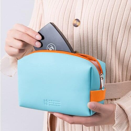 Waterproof PU Cosmetics Organizer Toiletries Storage Bag Makeup Bag Large Capacity Convenient To Carry For Travel Hot Sales