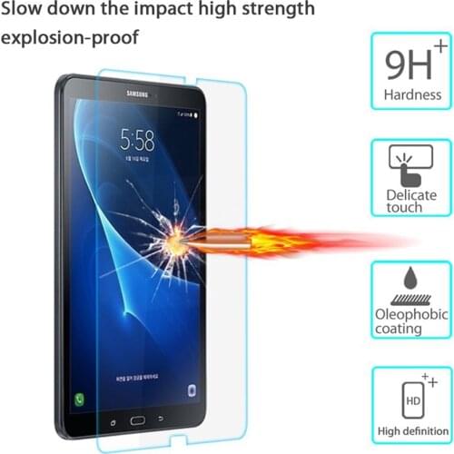 CHENCE Tempered Glass for Samsung Galaxy Tab A 10.1 2016 A6 T580 T585 10.1 inch Tablet PC LCD Screen Protector Film