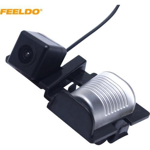 FEELDO 1PC Car Backup Rear View Camera For Jeep Wrangler 2012-13 Replace Tail Stock License Plate Lamp #FD-3096