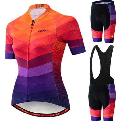 Pro Team Cycling Jersey Set Women Summer Breathable Bicycle Cycling Clothing Ropa Ciclismo Quick Dry MTB Bike Clothing Roupa