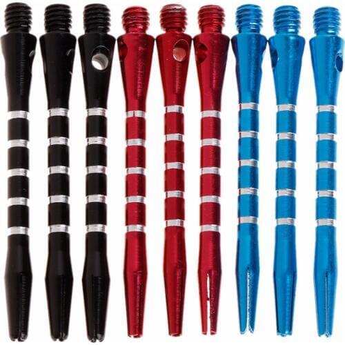 9pcs/set Aluminum Medium Darts Shafts Harrows Dart Stems Throwing Toy New