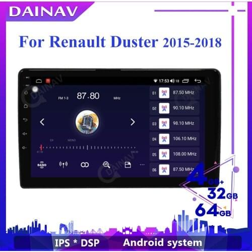Android Tesla Style Car radio GPS Navigation For Renault Duster 2015-2018 Auto Multimedia DVD player