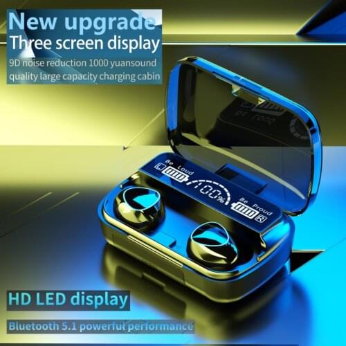 Wireless Headset New M10 TWS 5.1 Bluetooth Earphones Waterproof In-ear Earbuds Touch Control HD Call Headphones With Microphone