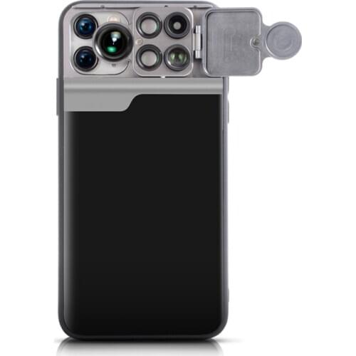 Lens Case for iphone 11 Pro Max 10X 20X Macro Fisheye Lens 2X Telephoto CPL filter Camera Lens Kit 5 in 1 with Protective Case