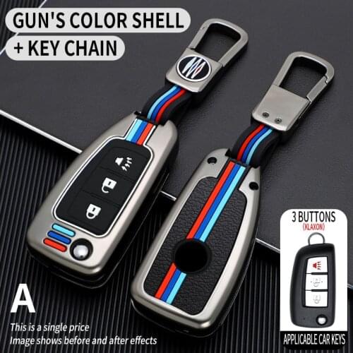 Zinc Alloy Car Key Cover Case For Nissan Qashqai J11 Xtrail Trail Murano MAXIMA ALTIMA Juke Micra Tiida Pulsar2014-2018 keychain