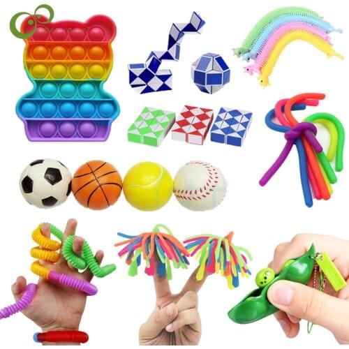 26Pcs Sensory Toys Set Relieves Stress and Anxiety Fidget Toy for Children Adults Birthday Party Classroom Rewards Prizes YJN