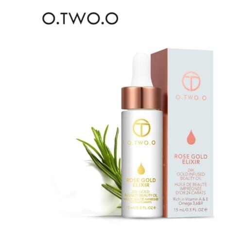 OSW New 15ML Primer Makeup 24K Platinum Elixir Essence Oil Control Face Moisturizer Whitening Base Make Up Primer Pore Base esse