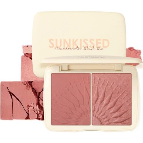 Blush Maquiagem Colorete Powder Matte Shimmer Bronzer Highlighter Palette Professional Cheek Makeup Blusher Palette