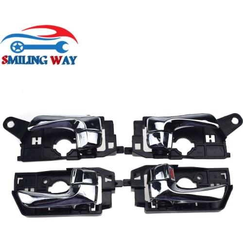 SMILING WAY# Interior Inside Door Handle For Hyundai Sonata 2.4L 3.3L 2009 2010 Front Rear Left Right # 82610-3K530 82620-3K530