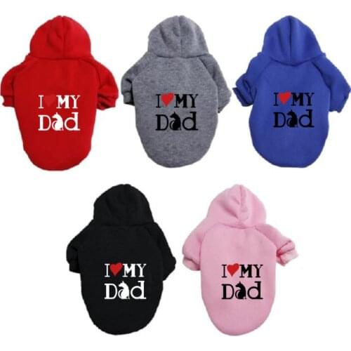 Medium and large pet dog hoodie, French bulldog Labrador warmth velvet printed sweatshirt in autumn winter, XS-9XL puppy clothes