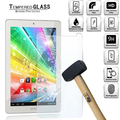 Tablet Tempered Glass Screen Protector Cover for Archos 79 Platinum HD Eye Protection Explosion-Proof Tempered Film