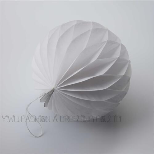 16 Colors Available!! Panel Paper honeycomb balls white wedding decoration 8inch(20cm) 13piece/lot hanging tissue paper flower