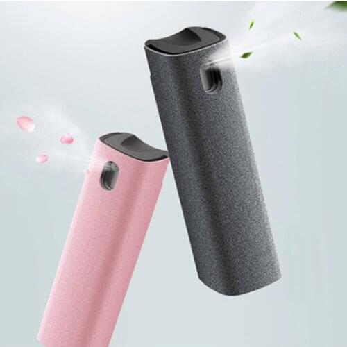 2 In 1 Spray Computer Screen Phone Screen Dust Removal Cleaner Microfiber Cloth Set Cleaning Artifact Without Cleaning Liquid