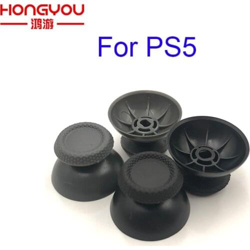 20pcs Replacement Controller Analog Thumbsticks Thumb Stick Joystick Caps for Sony PS5 Black Drop