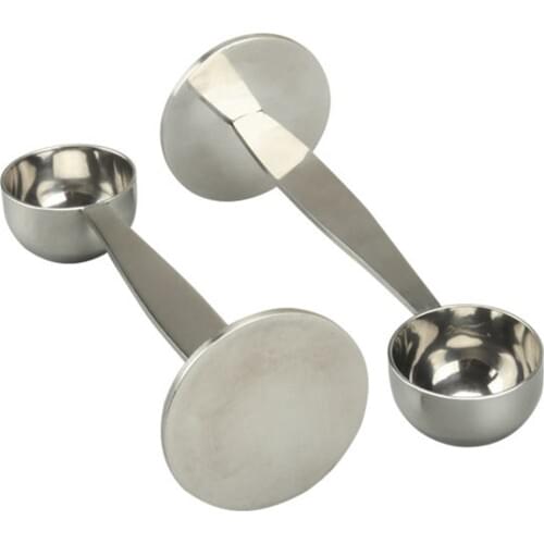 201 Stainless Steel Stand Powder Measuring Tamper Spoon Coffee Tea Tools For Coffeeware Carob Coffee Maker Drinking Accessories