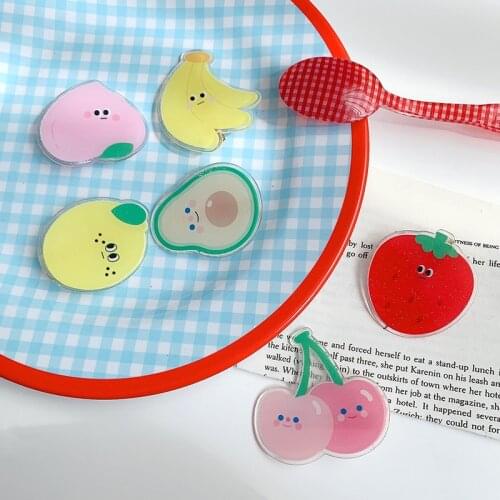 2021 New Children Cute Cartoon Fresh Fruit Ornament Hair Clips Girls Lovely Acrylic Barrettes Hairpins Kids Hair Accessories