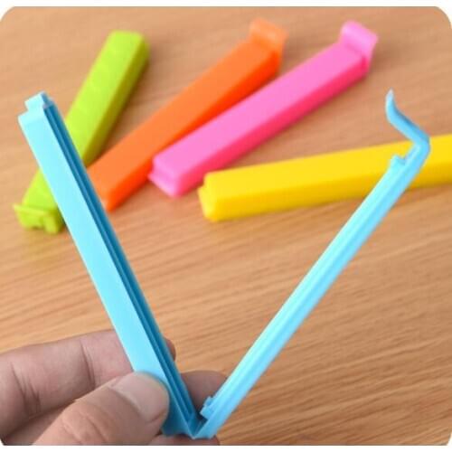 5pcs/lot Food Snack Storage Seal Sealing Bag Clips Sealer Clamp Plastic Keeping Food Fresh Sealing Clips kitchen Tools LF 185