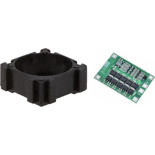 50Pcs 1X Cell Holder for 18650 Battery Pack(Bracket Holder) & 2Pcs Li-Ion Lithium Battery Charger Protection Board