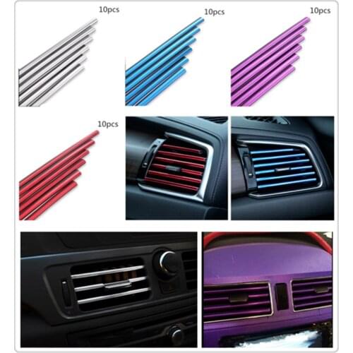 Car parts air conditioning outlet decorative strip clip modified personality for Hyundai CCS NEOS-3 Accent SR HND-4