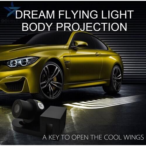 Automobile modification Parts e90 accessories Car LED high definition projection light wings of the angel Decorative Light