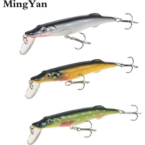 Minnow Fishing Lure 8.5cm 6g Crankbait Pesca Hard Artificial Plastic Bait Wobbler Bass Pike Swimbait Carp Fishing Tackle