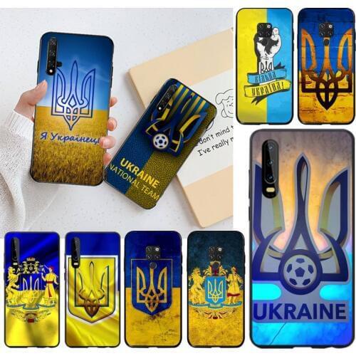 YJZFDYRM Hot Ukraine flag Phone Case for Huawei P40 P30 P20 lite Pro Mate 30 20 Pro P Smart 2019 prime