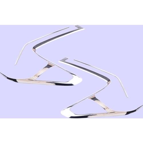 CITALL 1 Set Rear Tail Light Cover Trim Frame Fit For Honda CR-V 5th 2017 2018 2019 Plastic Chrome Style