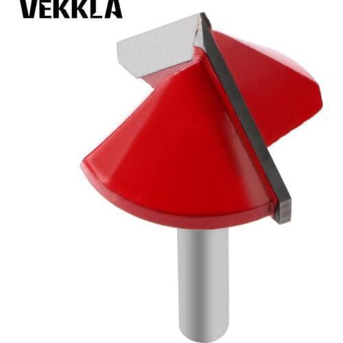 CNC Router 90 Degree Wood 3D Coated Carbide Tipped Double Edge Miter Fold V Groove Router Bit Tool Alloy Woodworking Cutter Tool