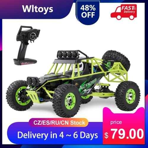 Wltoys 12428 1/12 RC Car 50km/h High Speed 2.4G 4WD Off Road Car RC Rock Crawler Cross-country RC Truck VS Wltoys XKS 144001