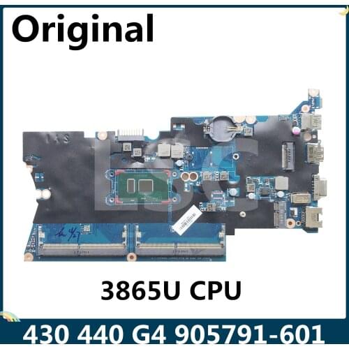 LSC For HP 430 G4 440 G4 Laptop Motherboard With SR349 Celeron 3865U CPU 905791-601 905791-001 DA0X81MB6E0 100% Tested