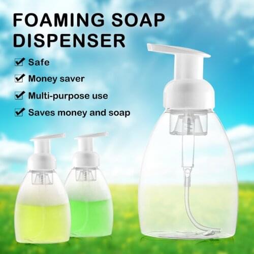 30/60/100/150ml Plastic Refillable Bottles Soap Shampoo Lotion Empty Foam Pump Bottle Transparent Home Travel Cosmetic Container