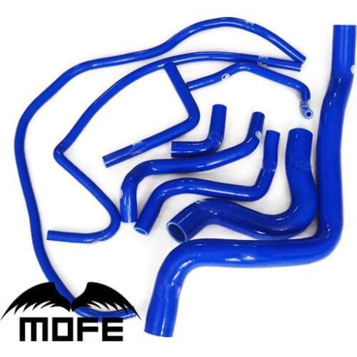 Mofe 9pcs Radiator Silicone Hose For Volvo S70 / V70 / 850T5 / 850T5R 1992 -1998 Blue