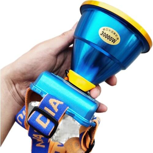 Golden Eye Wolf converging long-range high luminance headlight integral rechargeable lithium led lamp head mount